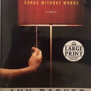 Songs Without Words Ann Packer Large Print Book Original Owner